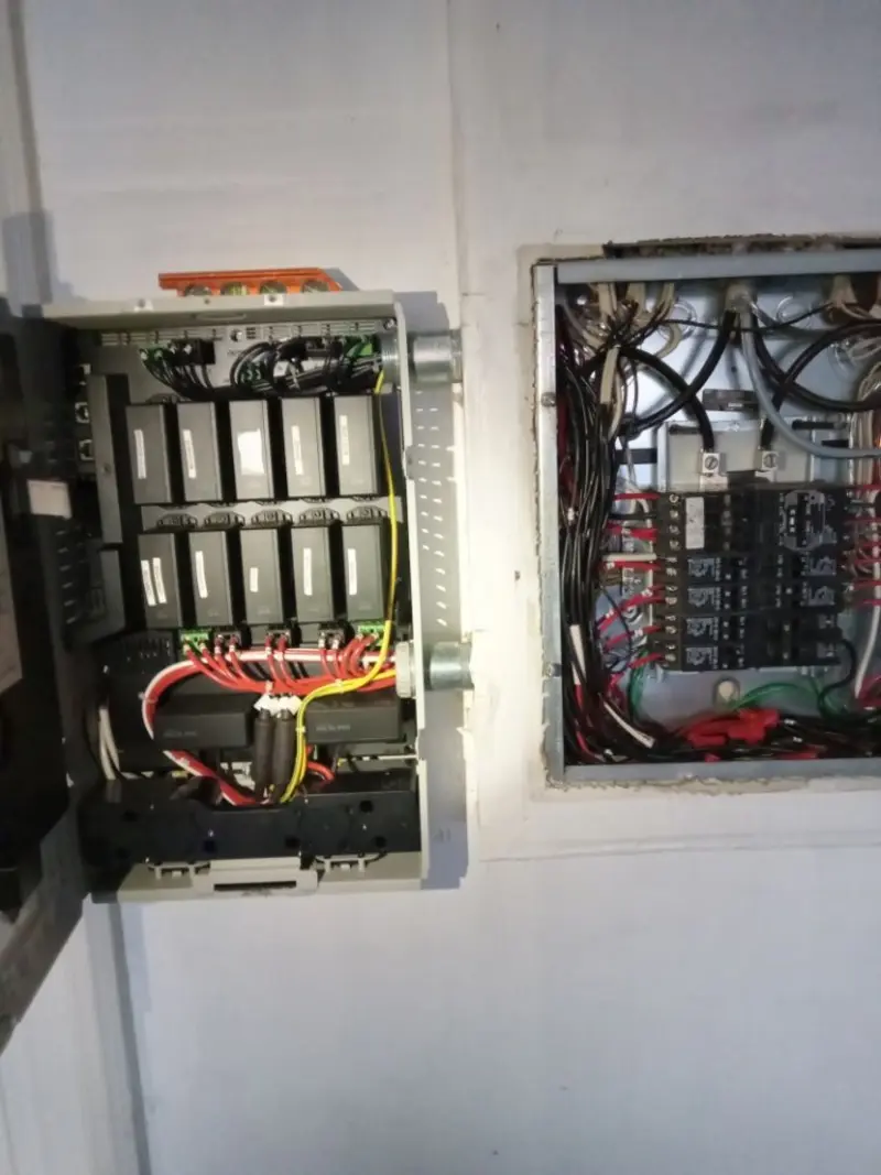 Electrical panel upgrade completed for Indoor Lighting Installation in Mebane